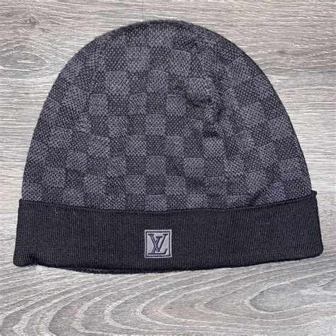 lv beanie used|louis vuitton black beanie.